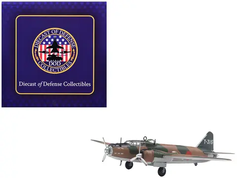 MITSUBISHI G4M1 TYPE 1 AIRCRAFT "IMPERIAL JAPANESE NAVY" 1/144 DIECAST MODEL BY DIECAST OF DEFENSE