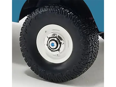 "35 INCH OFFROAD" WHEEL AND TIRE SET OF 4 PIECES FROM 1967 CHEVROLET K-10 PICKUP TRUCK FOR 1/18 SCALE MODELS BY ACME