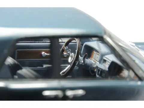 1962 LINCOLN CONTINENTAL OXFORD GRAY METALLIC WITH BLUE INTERIOR LIMITED EDITION TO 200 PIECES WORLDWIDE 1/43 MODEL CAR BY GOLDVARG COLLECTION
