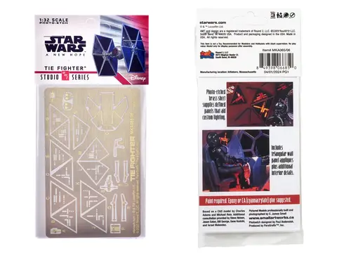 PHOTOETCH SET FOR "STAR WARS: A NEW HOPE" TIE FIGHTER KIT 1/32 SCALE BY AMT