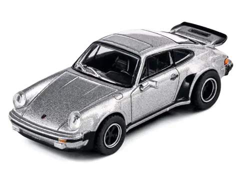 1975 PORSCHE 930 TURBO SILVER METALLIC "COLLECTION" SERIES 1/64 DIECAST MODEL CAR BY MAJORETTE
