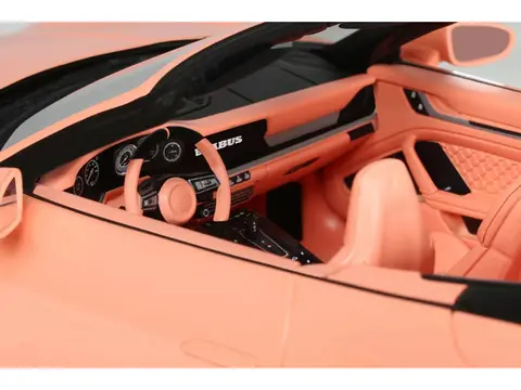 2024 BRABUS 900 PEETCH PINK WITH PINK INTERIOR 1/18 MODEL CAR BY GT SPIRIT