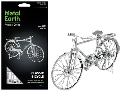MODEL KIT CLASSIC BICYCLE "BON VOYAGE" (CHALLENGING DIFFICULTY) STEEL MODEL BY METAL EARTH