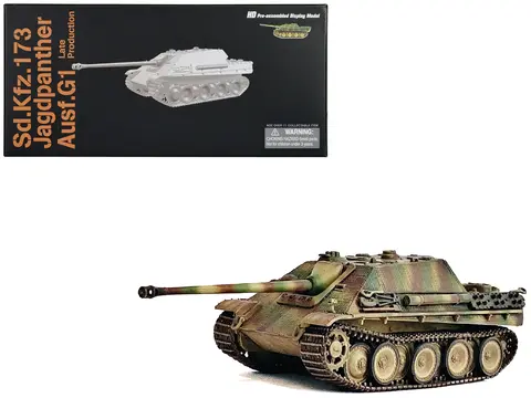 GERMANY SD.KFZ.173 JAGDPANTHER AUSF.G1 LATE PRODUCTION TANK "SPZ.JG.ABT.560 ARDENNES" (1944) "NEO DRAGON ARMOR" SERIES 1/72 PLASTIC MODEL BY DRAGON MODELS