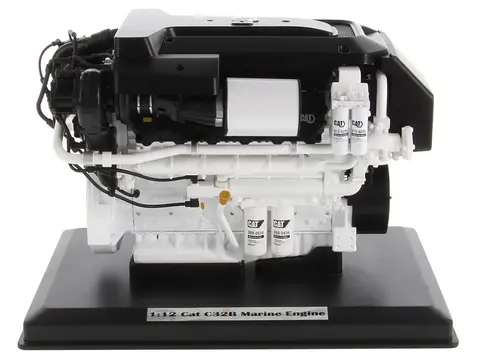 CAT CATERPILLAR C32B MARINE ENGINE REPLICA "HIGH LINE SERIES" 1/12 DIECAST MODEL BY DIECAST MASTERS