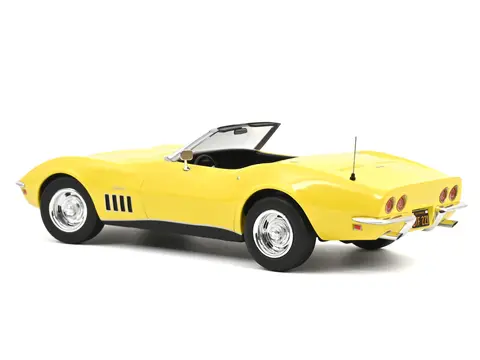1969 CHEVROLET CORVETTE CABRIOLET DAYTONA YELLOW 1/18 DIECAST MODEL CAR BY NOREV