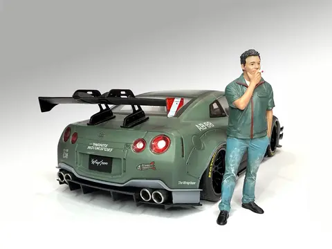 "TOP TUNERS" FIGURE #3 "PREMIUM" SERIES FOR 1/18 SCALE MODELS BY AMERICAN DIORAMA