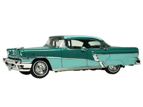 1956 MERCURY MONTCLAIR PHAETON HEATHER GREEN AND VERONA GREEN WITH GREEN INTERIOR LIMITED EDITION TO 200 PIECES WORLDWIDE 1/43 MODEL CAR BY GOLDVARG COLLECTION