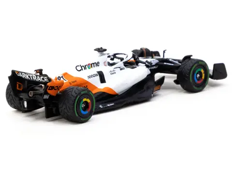 MCLAREN MCL60 #81 OSCAR PIASTRI FORMULA ONE F1 "MONACO GP" (2023) "GLOBAL64" SERIES 1/64 DIECAST MODEL BY TARMAC WORKS