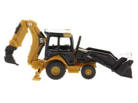 CAT CATERPILLAR 420E BACKHOE LOADER YELLOW "MICRO-CONSTRUCTOR" SERIES DIECAST MODEL BY DIECAST MASTERS