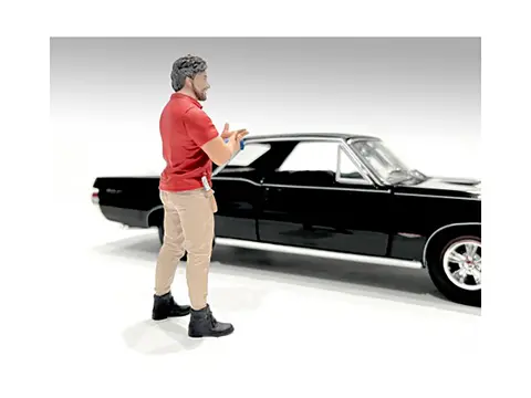 "MUSCLE MECHANICS" FIGURE #2 FOR 1/18 SCALE MODELS BY AMERICAN DIORAMA