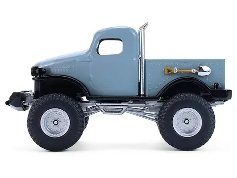 1941 MILITARY HALF TON 4X4 TRUCK SLATE BLUE "ALL TERRAIN" SERIES 17 1/64 DIECAST MODEL CAR BY GREENLIGHT