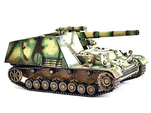 GERMAN SD.KFZ.165 HUMMEL SELF-PROPELLED GUN #313 "LATE PRODUCTION GERMAN ARMY" "NEO DRAGON ARMOR" SERIES 1/72 PLASTIC MODEL BY DRAGON MODELS