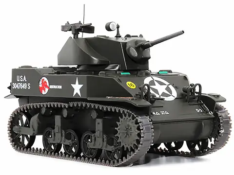 M5A1 LIGHT TANK #16 "DESTRUCTION" "U.S.A. 37TH TANK BATTALION FRANCE SEPTEMBER 1944" 1/43 DIECAST MODEL BY AFVS OF WWII