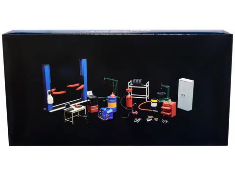 GARAGE KIT SET (VERSION 2) FOR 1/18 SCALE MODELS BY AUTOART