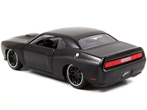 DOM'S DODGE CHALLENGER SRT8 BLACK "FAST & FURIOUS" MOVIE 1/32 DIECAST MODEL CAR BY JADA