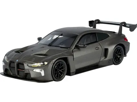 BMW M4 GT3 MATT BLACK "TIMELESS LEGENDS" SERIES 1/24 DIECAST MODEL CAR BY MOTORMAX