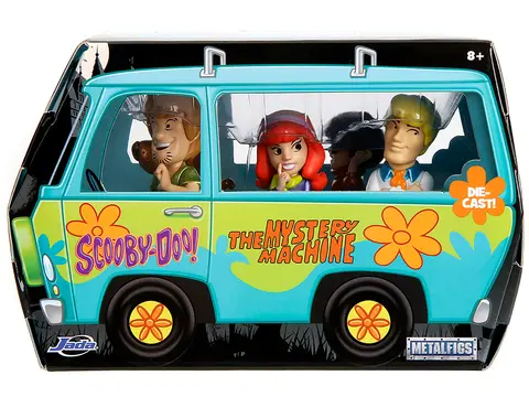 SET OF 5 DIECAST FIGURES "SCOOBY-DOO" TV SERIES "METALFIGS" SERIES DIECAST MODELS BY JADA