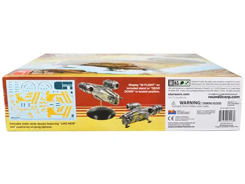 SKILL 2 MODEL KIT RAZOR CREST SPACESHIP "STAR WARS: THE MANDALORIAN" 1/72 SCALE MODEL BY AMT