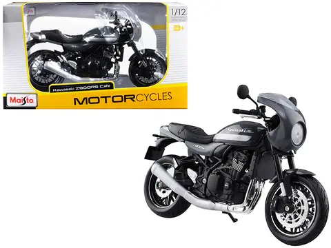 KAWASAKI Z900RS CAFE GRAY 1/12 DIECAST MOTORCYCLE MODEL BY MAISTO