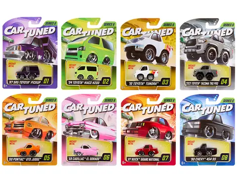 "MAINLINE" 2025 SERIES 6 SET OF 8 PIECES DIECAST MODEL CARS BY CARTUNED