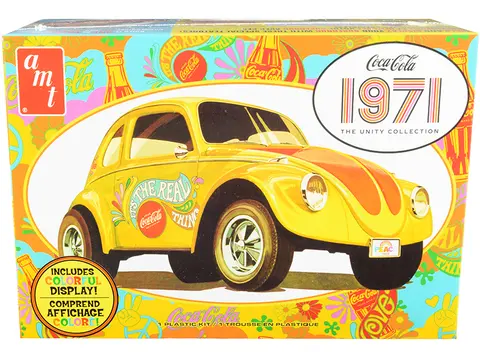 SKILL 3 MODEL KIT VOLKSWAGEN SUPERBUG GASSER "COCA-COLA" 1971 THE UNITY COLLECTION 1/25 SCALE MODEL BY AMT