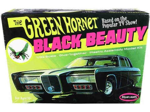 SKILL 2 MODEL KIT BLACK BEAUTY "THE GREEN HORNET" (1966-1967) TV SERIES 1/32 SCALE MODEL BY POLAR LIGHTS