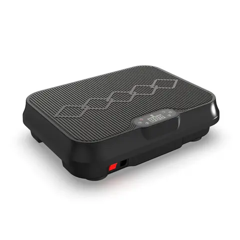 WHOLE BODY VIBRATION PLATE EXERCISE MACHINE WITH REMOTE CONTROL & RESISTANCE BANDS, 1-250 ADJUSTABLE SPEED VIBRATION PLATFORM, LCD DISPLAY HOME FITNES