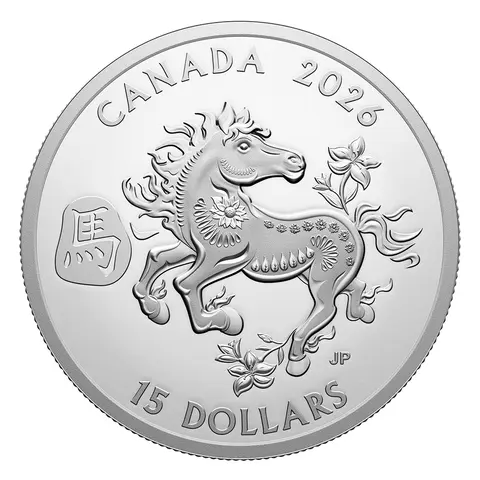 LUNAR YEAR OF THE HORSE – 1 OZ. FINE SILVER COIN (2026)