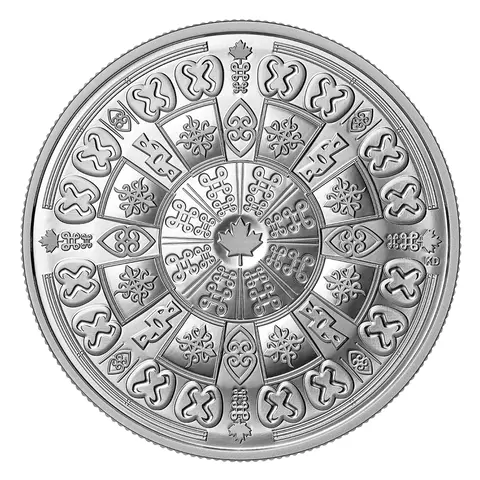 COMMEMORATING BLACK HISTORY: ADINKRA SYMBOLS – 1 OZ. FINE SILVER COIN