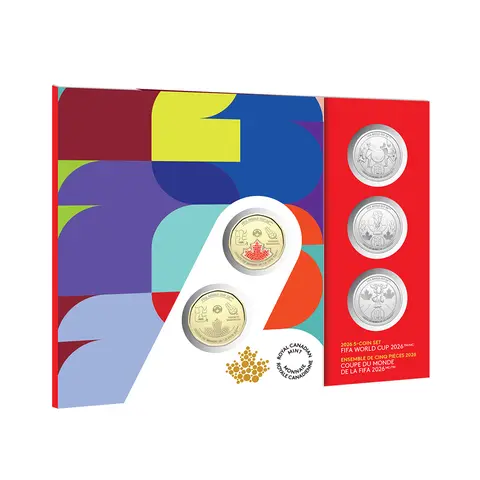 2026 FIVE-COIN SET – FIFA WORLD CUP 2026??