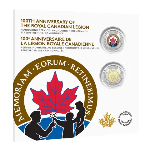 2026 COMMEMORATIVE COLLECTOR KEEPSAKE CARD – 100TH ANNIVERSARY OF THE ROYAL CANADIAN LEGION