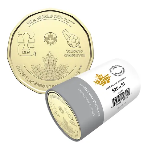 2026 $1 FIFA WORLD CUP 2026?? NON-COLOURIZED SPECIAL WRAP ROLL