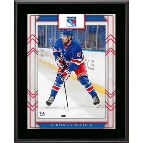 ALEXIS LAFRENIERE NEW YORK RANGERS 10.5" X 13" SUBLIMATED PLAYER PLAQUE