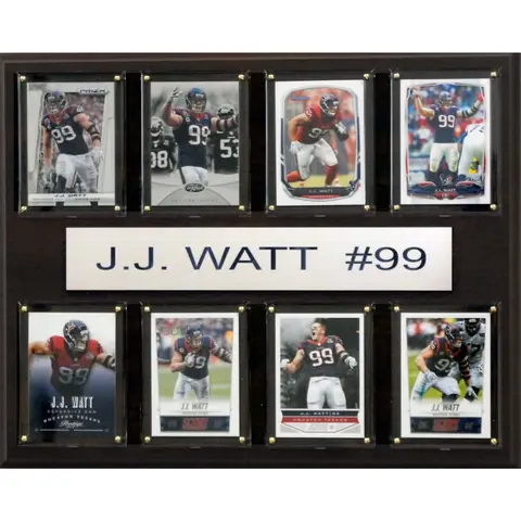 J.J. WATT HOUSTON TEXANS 12'' X 15'' PLAQUE