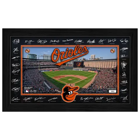 HIGHLAND MINT BALTIMORE ORIOLES 12" X 20" 2026 SIGNATURE FIELD PHOTOGRAPH - FACSIMILE SIGNATURES