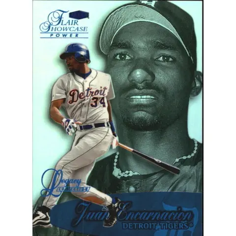 1999 FLAIR SHOWCASE LEGACY COLLECTION ROW 3 #47 JUAN ENCARNACION