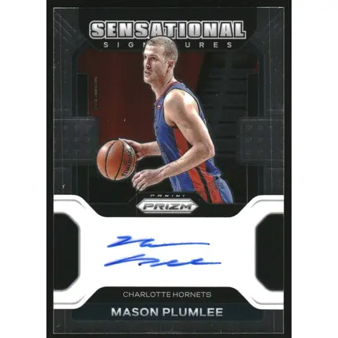 2021-22 PANINI PRIZM SENSATIONAL SIGNATURES #23 MASON PLUMLEE