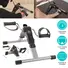 FOLDABLE EXERCISE BIKE PEDAL FITNESS EXERCISER CYCLE BIKE W/ LCD DISPLAY MINI PEDAL EXERCISER FOR LEG ARM PHYSICAL THERAPY HOME OFFICE GYM
