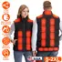 HEATED VEST MEN WOMEN HEATED JACKET WITH 23 HEATING ZONES 3 HEAT LEVELS USB POWERED MACHINE WASHABLE FOR WINTER HIKING SKIING SKATING OUTDOOR ACTIVITI