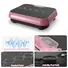 WHOLE BODY VIBRATION PLATE EXERCISE MACHINE WITH REMOTE CONTROL & RESISTANCE BANDS, 1-250 ADJUSTABLE SPEED VIBRATION PLATFORM, LCD DISPLAY HOME FITNES