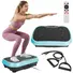 VIBRATION EXERCISE MACHINE WITH RESISTANT BANDS REMOTE CONTROL WHOLE BODY VIBRATION PLATFORM WORKOUT EQUIPMENT HOME FITNESS TRAINING EQUIPMENT FOR WEI