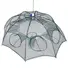 FOLDABLE FISHING BAIT NET TRAP CRAB NET SHRIMP MINNOW CRAWDAD FISH CAST DIP CAGE MESH AUTOMATIC CONTRACTION