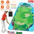 CASUAL GOLF GAME SET INDOOR OUTDOOR GOLF PRATICE MAT CHIPPING GREEN GOLF YARD GAMES FOR KIDS ADULTS WITH 20 STICKY GOLF BALLS STORAGE BAG