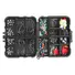 188PCS FISHING ACCESSORY KIT PORTABLE FISHING SET INCLUDING JIG HOOKS SINKER WEIGHTS SPOON LURE REMOVABLE SPLIT SHOT W/ TACKLE BOX