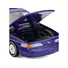 1992 FORD CROWN VICTORIA LOWRIDER BLUE WITH GRAPHICS AND LIGHTBAR "CALIFORNIA LOWRIDERS" SERIES 7 1/64 DIECAST MODEL CAR BY GREENLIGHT