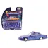 1992 FORD CROWN VICTORIA LOWRIDER BLUE WITH GRAPHICS AND LIGHTBAR "CALIFORNIA LOWRIDERS" SERIES 7 1/64 DIECAST MODEL CAR BY GREENLIGHT