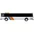 1980 GRUMMAN 870 ADVANCED DESIGN TRANSIT BUS "MARTA ATLANTA" WHITE WITH STRIPES "VINTAGE BUS & MOTORCOACH COLLECTION" LIMITED EDITION 1/87 (HO) DIECAST MODEL BY ICONIC REPLICAS