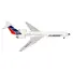 ILYUSHIN IL-62M COMMERCIAL AIRCRAFT "CUBANA DE AVIACION" (T1280) WHITE WITH BLUE AND RED TAIL 1/200 DIECAST MODEL AIRPLANE BY HERPA