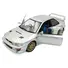 1998 SUBARU IMPREZA 22B RHD (RIGHT HAND DRIVE) SILVER METALLIC WITH GOLD WHEELS 1/18 DIECAST MODEL CAR BY SOLIDO